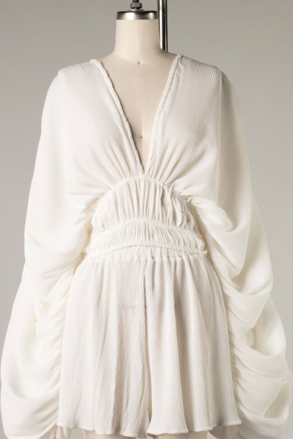 Pleated Dolman set